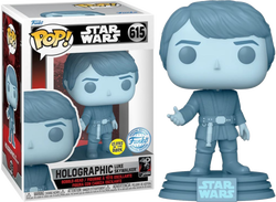 Holographic Luke Skywalker (Glow in the Dark) 40th Anniversary #615 Star Wars Episode VI: Return of the Jedi Pop! Vinyl (Special Edition)