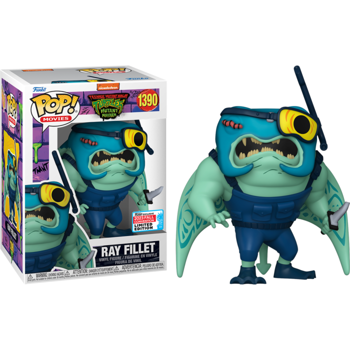 Ray Fillet Pop! (2023 Fall Convention Exclusive) #1136 Teenage Mutant Ninja Turtles: Mutant Mayhem Pop! Vinyl