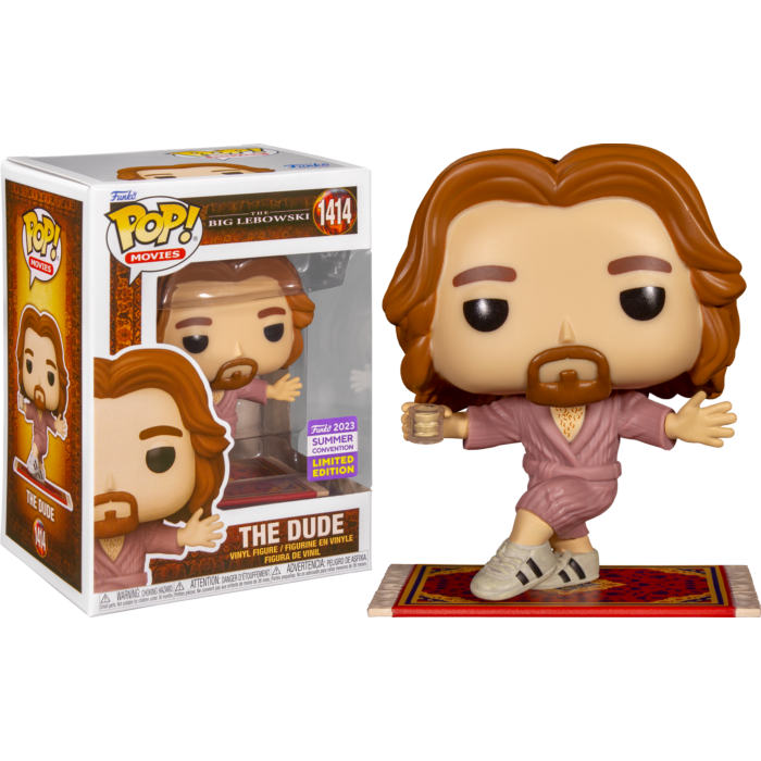 The Dude (2023 Summer Convention Exclusive) #1414 The Big Lebowski Pop! Vinyl