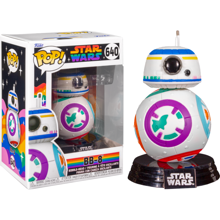 BB-8 Pride 2023 #640 Star Wars Pop! Vinyl Figure