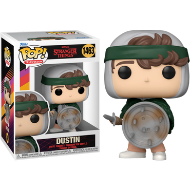 Stranger Things 4 - Hunter Dustin with Shield Pop! Vinyl Figure