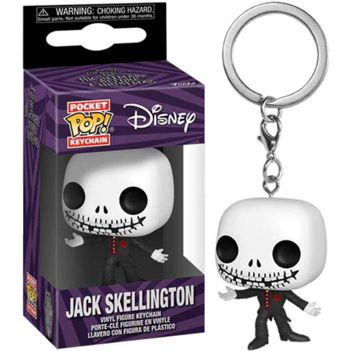 The Nightmare Before Christmas 30th Anniversary - Formal Jack Skellington Pocket Pop! Keychain