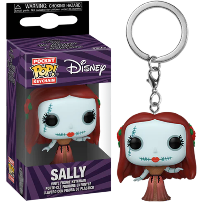 The Nightmare Before Christmas 30th Anniversary - Formal Sally Pocket Pop! Keychain