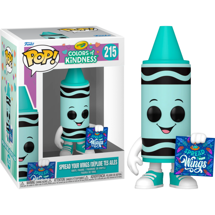 Crayola - Spread Your Wings Teal Crayon Pop! Vinyl Figure