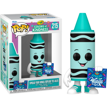 Crayola - Spread Your Wings Teal Crayon Pop! Vinyl Figure