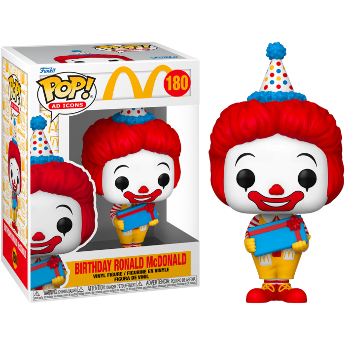 Birthday Ronald McDonald #180 McDonalds Pop! Vinyl