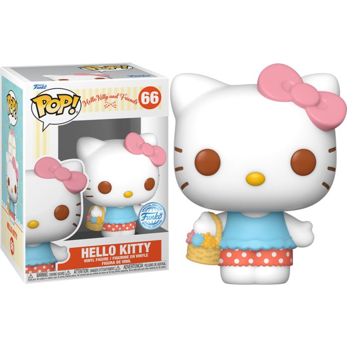 Hello Kitty with Basket #66 Hello Kitty and Friends Pop! Vinyl (Special Edition)