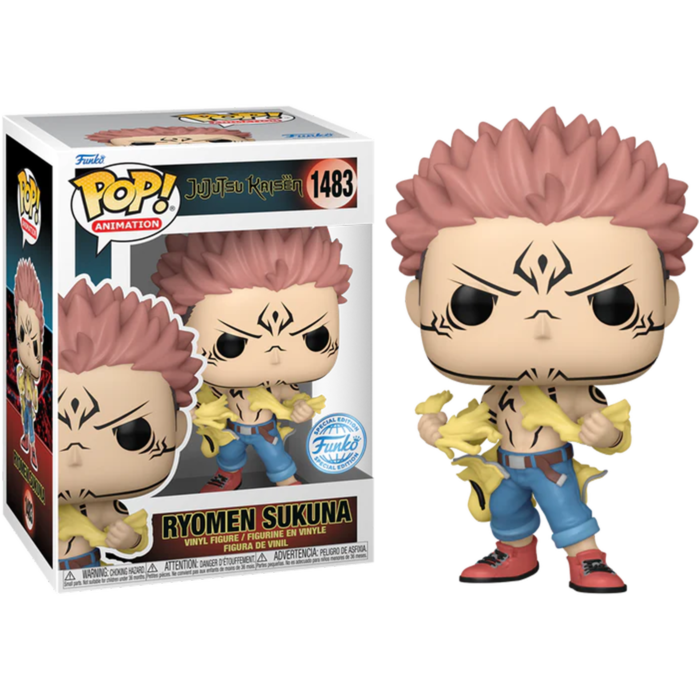 Jujutsu Kaisen - Ryomen Sukuna Tearing Shirt Pop! Vinyl Figure