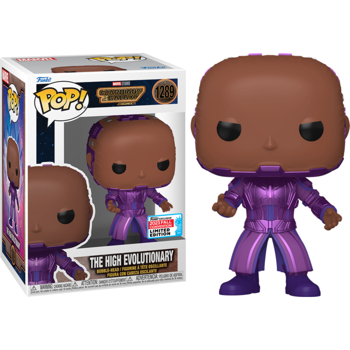 Guardians of the Galaxy Vol. 3 - The High Evolutionary Metallic #1289 Pop! Vinyl Figure (2023 Fall Convention Exclusive)