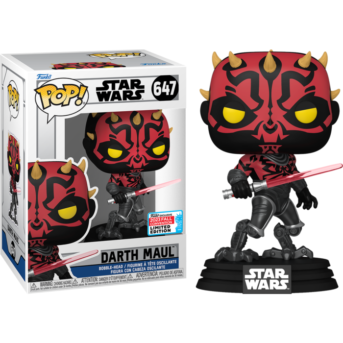 Star Wars: The Clone Wars - Darth Maul #647 Pop! Vinyl Figure (2023 Fall Convention Exclusive)