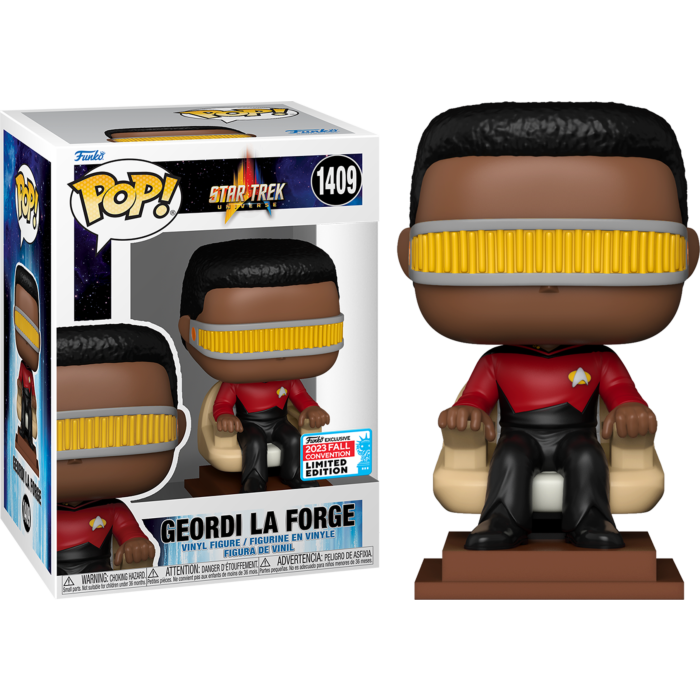 Geordi La Forge #1409 Star Trek: The Next Generation Pop! Vinyl (2023 Fall Convention Exclusive)