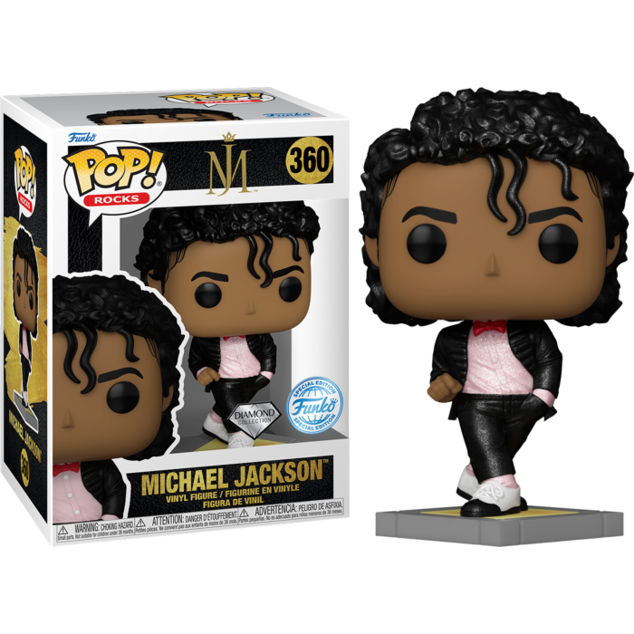 Michael Jackson (Billie Jean) Diamond Glitter #360 Michael Jackson Pop! Vinyl