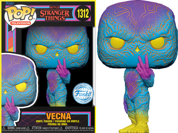 Stranger Things - Vecna Blacklight #1312 Pop! Vinyl Figure