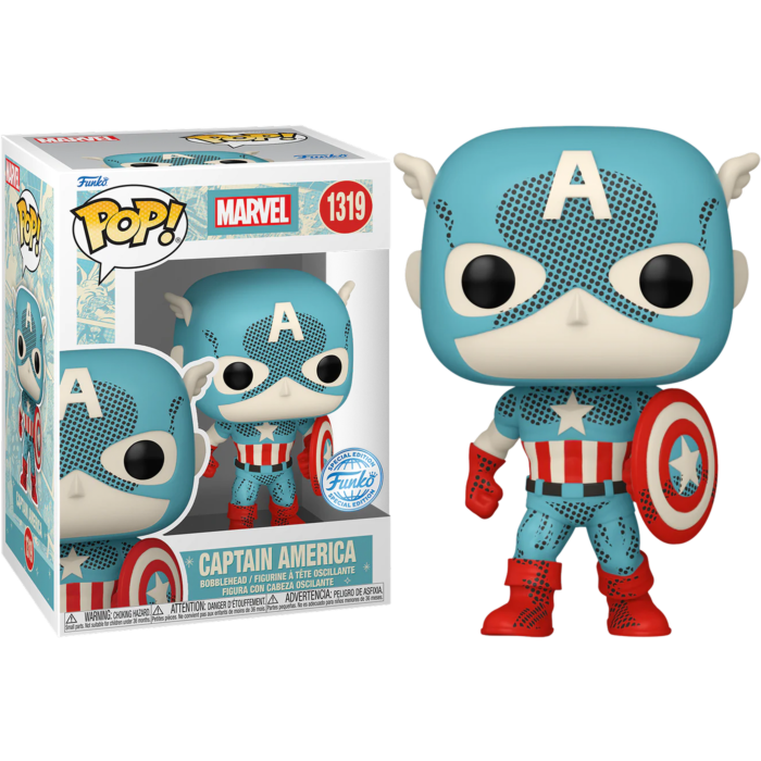 Marvel - Retro Reimagined Captain America Disney 100th Pop! Vinyl Figure