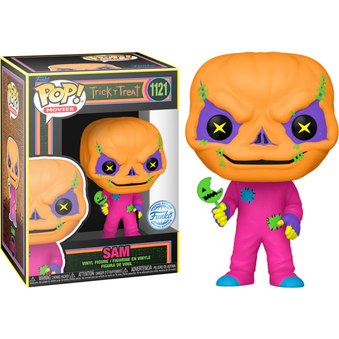 Sam #1121 Trick 'r Treat Special Edition Blacklight Pop! Vinyl