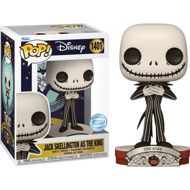 The Nightmare Before Christmas - Jack Skellington as the King Pop! Vinyl Figure