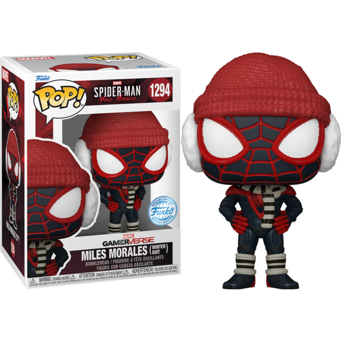 Spider-Man: Miles Morales - Miles Morales (Winter Suit) Pop! Vinyl Figure