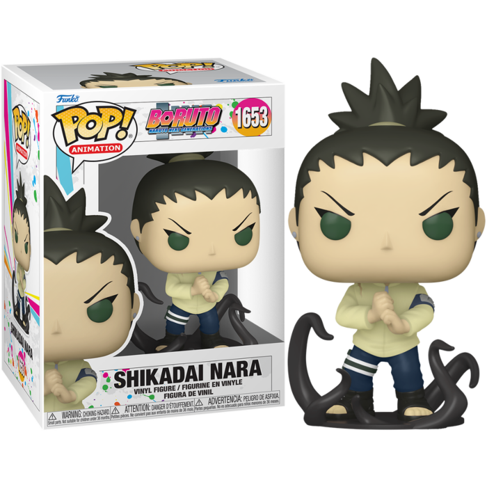 Shikadai Nara (with shadows) #1653 Boruto Naruto the Next Generation Pop! Vinyl