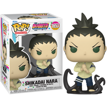 Shikadai Nara (with shadows) #1653 Boruto Naruto the Next Generation Pop! Vinyl