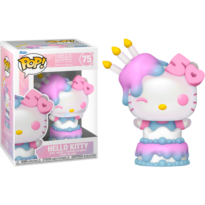 Hello Kitty In Cake #75 Hello Kitty 50th Pop! Vinyl