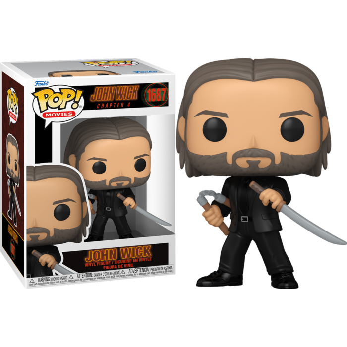 John Wick with Sword & Nunchucks #1687 John Wick: Chapter 4 Pop! Vinyl