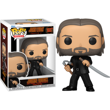 John Wick with Sword & Nunchucks #1687 John Wick: Chapter 4 Pop! Vinyl