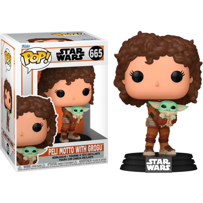 Star Wars: The Mandalorian - Peli Motto with Grogu Pop! Vinyl Figure