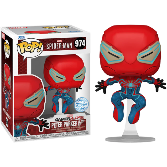 Spider-Man (Spider-Man 2 Velocity Suit) #974 Marvel Pop! Vinyl