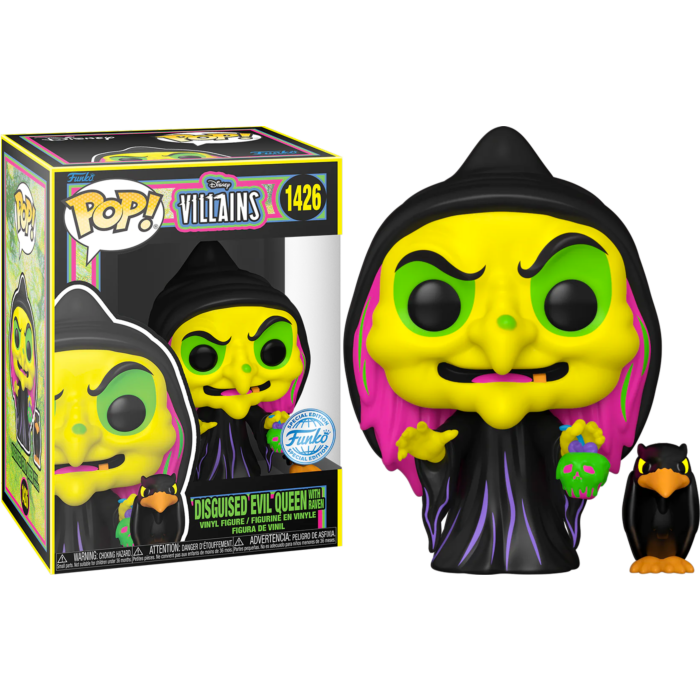 Disguised Evil Queen with Raven (Snow White 1937) #1426 Disney Villains Pop! Vinyl