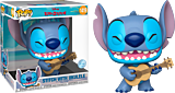 Lilo & Stitch - Stitch with Ukelele 10" Jumbo Pop! Vinyl Figure