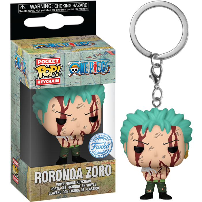 One Piece - Roronoa Zoro (Nothing Happened) Pocket Pop! Keychain