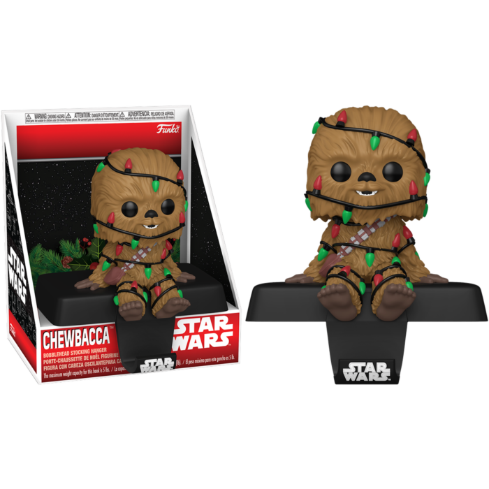 Star Wars -Chewie Pop! Edge-Sitter Stocking Hanger