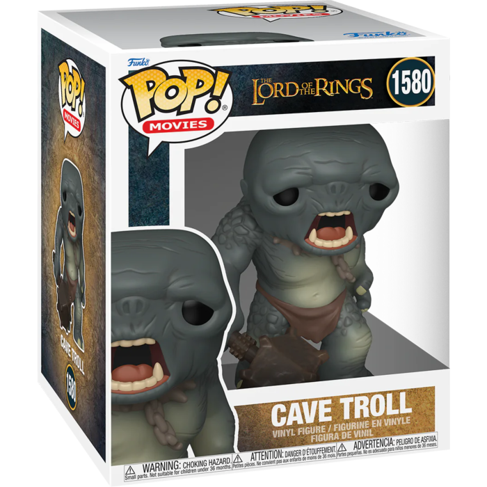 Cave Troll #1580 The Lord of the Rings - Super Sized Pop! Vinyl