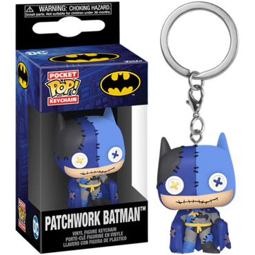 DC Comics - Patchwork Batman Pocket Pop! Keychain