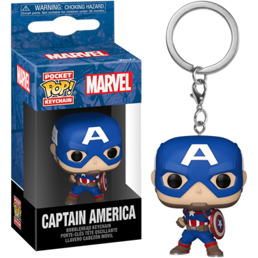 Marvel Comics: New Classics - Captain America Pocket Pop! Keychain