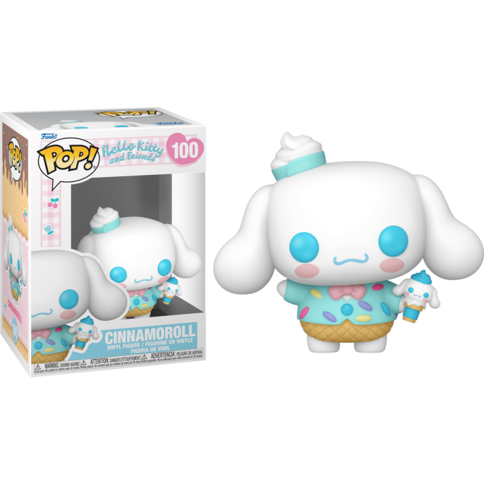 Cinnamoroll (Ice-cream Cone) #100 Hello Kitty and Friends Pop! Vinyl