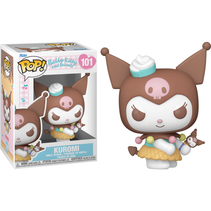 Kuromi Ice-cream Cone #101 Hello Kitty and Friends Pop! Vinyl