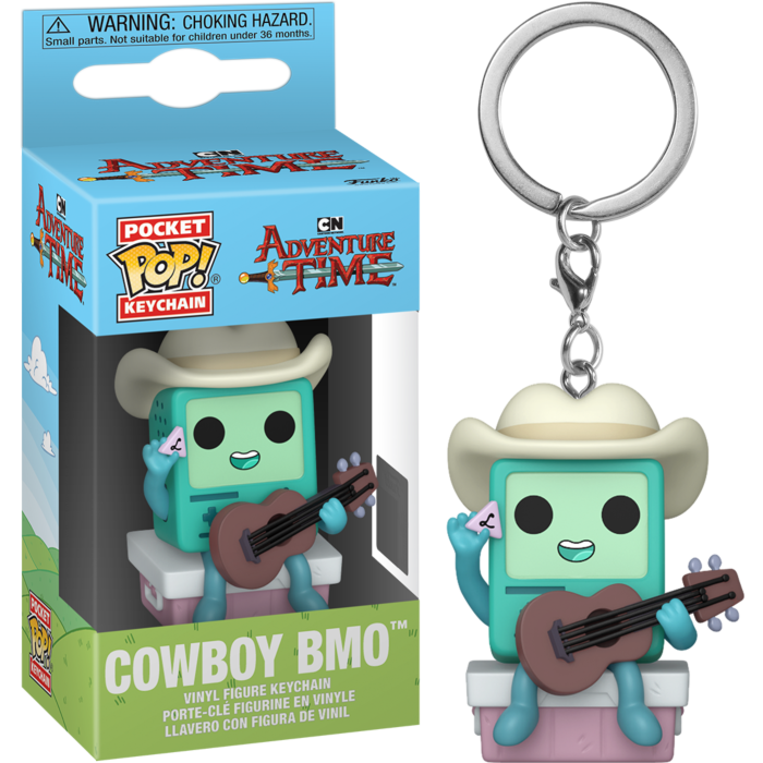 Adventure Time – Cowboy BMO with Guitar Pop! Keychain