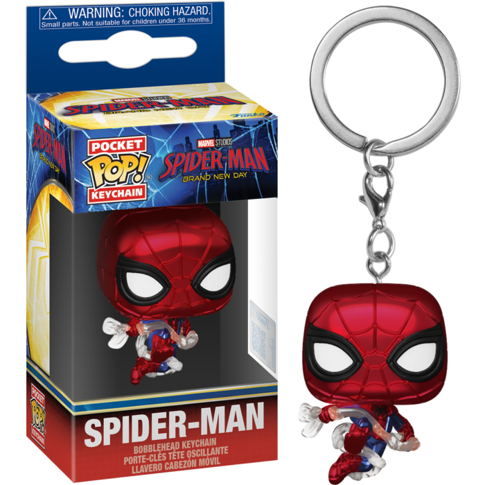 Spider-Man: Brand New Day – Spider-Man Metallic Pop! Vinyl Keychain