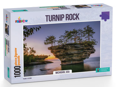 Funbox Puzzle Turnip Rock Michigan USA Puzzle 1,000 pieces