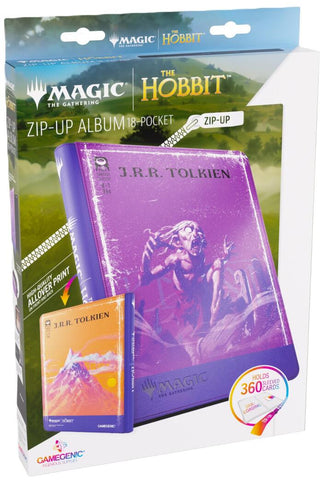 Gamegenic Magic The Gathering The Hobbit Zip-Up Album 18-Pocket - Gollum, Riddle Master/The Lonely Mountain