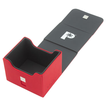 Genesis 100+ Deck Box - Red - Palms Off Gaming