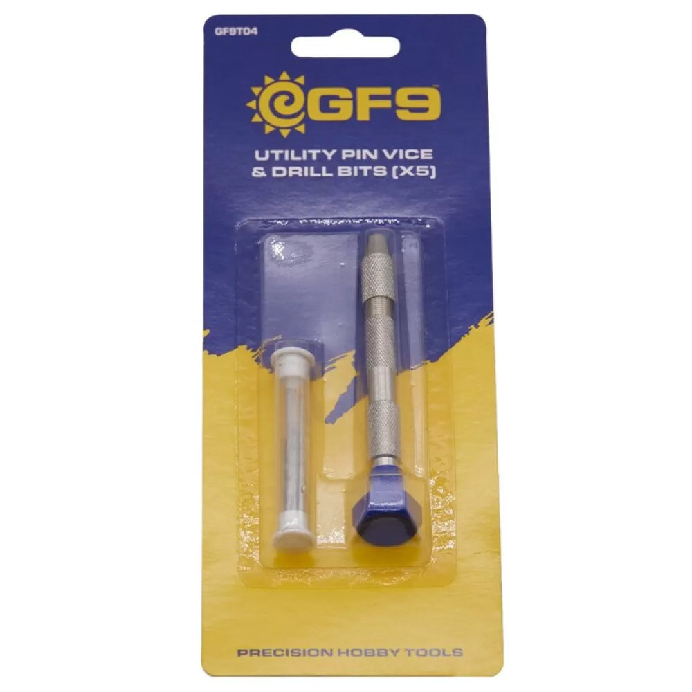 Gale Force 9: Precision Hobby Tools – Utility Pin Vice & Drill Bits (3)