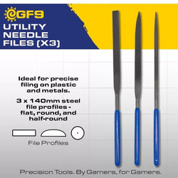 Gale Force 9: Precision Hobby Tools – Utility Needle Files