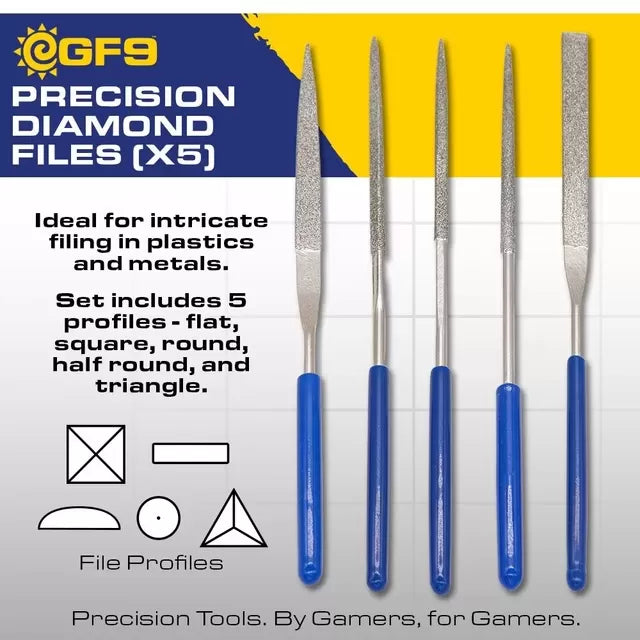 Gale Force 9: Precision Hobby Tools – Precision Diamond Files (5)