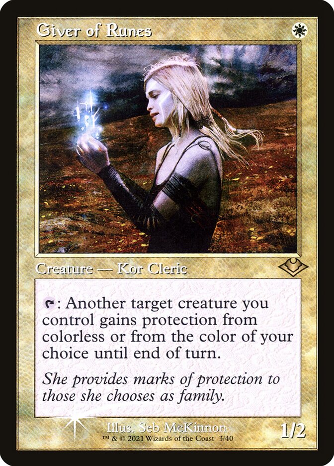 Giver of Runes (Retro Foil Etched) [Modern Horizons]