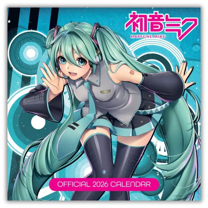 Hatsune Miku - 2026 Square Wall Calendar
