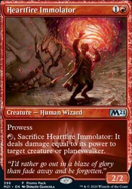 Heartfire Immolator (Promo Pack) [Core Set 2021 Promos]