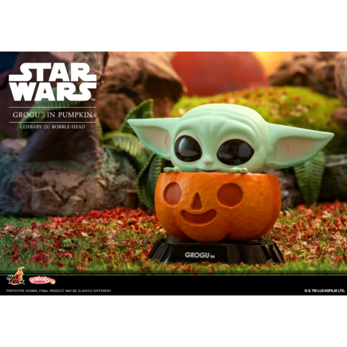 Star Wars: The Mandalorian - Grogu in Pumpkin Cosbaby