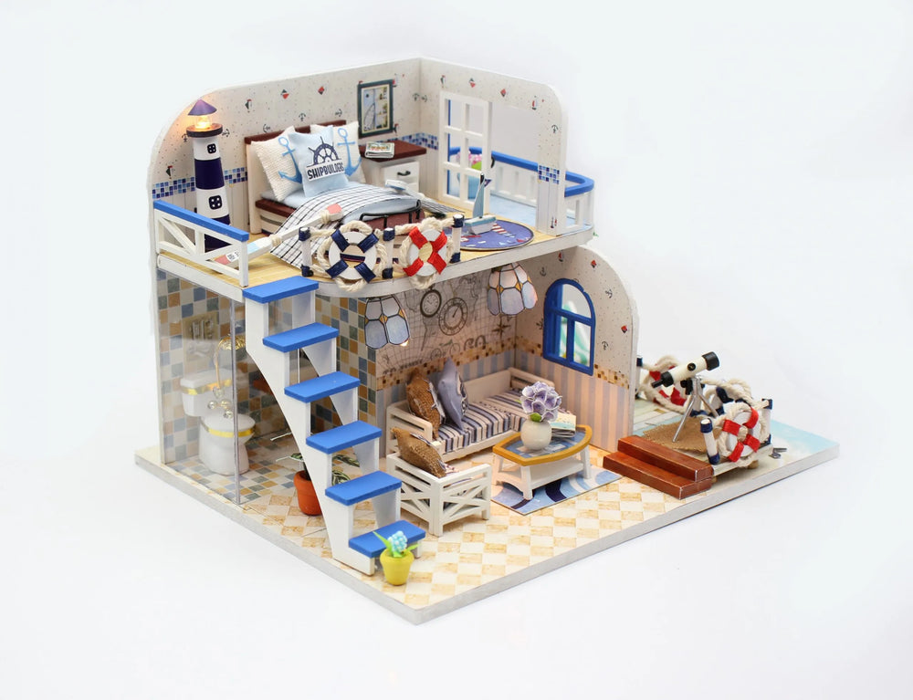 Blue Coast House 3D DIY Puzzle [M032]